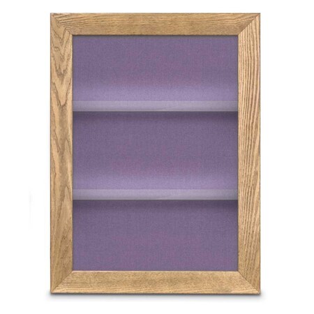 United Visual Products Outdoor Enclosed Combo Board, 42"x32", Blk Frame/Blk Porc & Ultramarine UVCB4232ODB-BLKPORC-ULTMAR